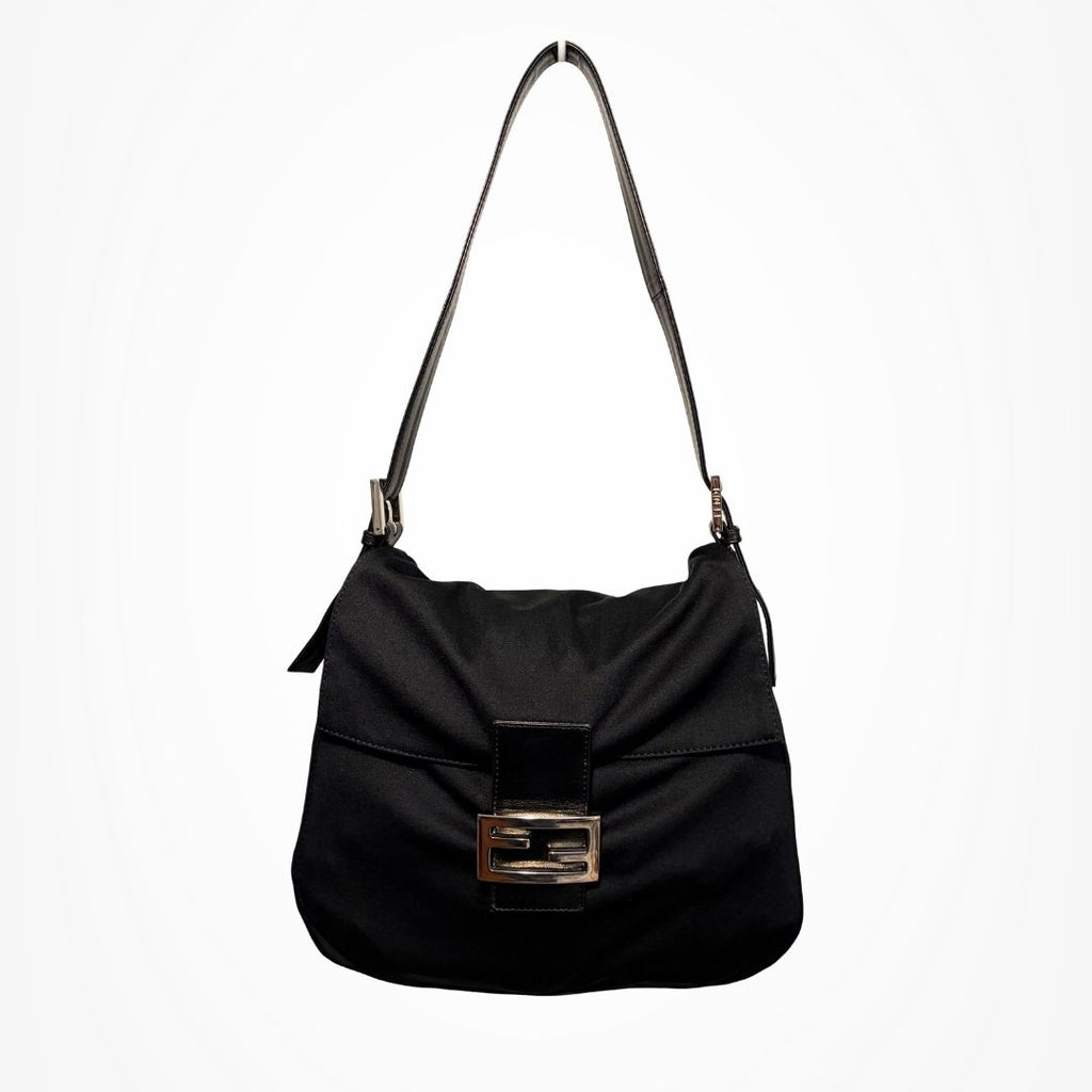 Fendi Mamma Baguette Black Neoprene