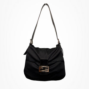 Fendi Mamma Baguette Black Neoprene