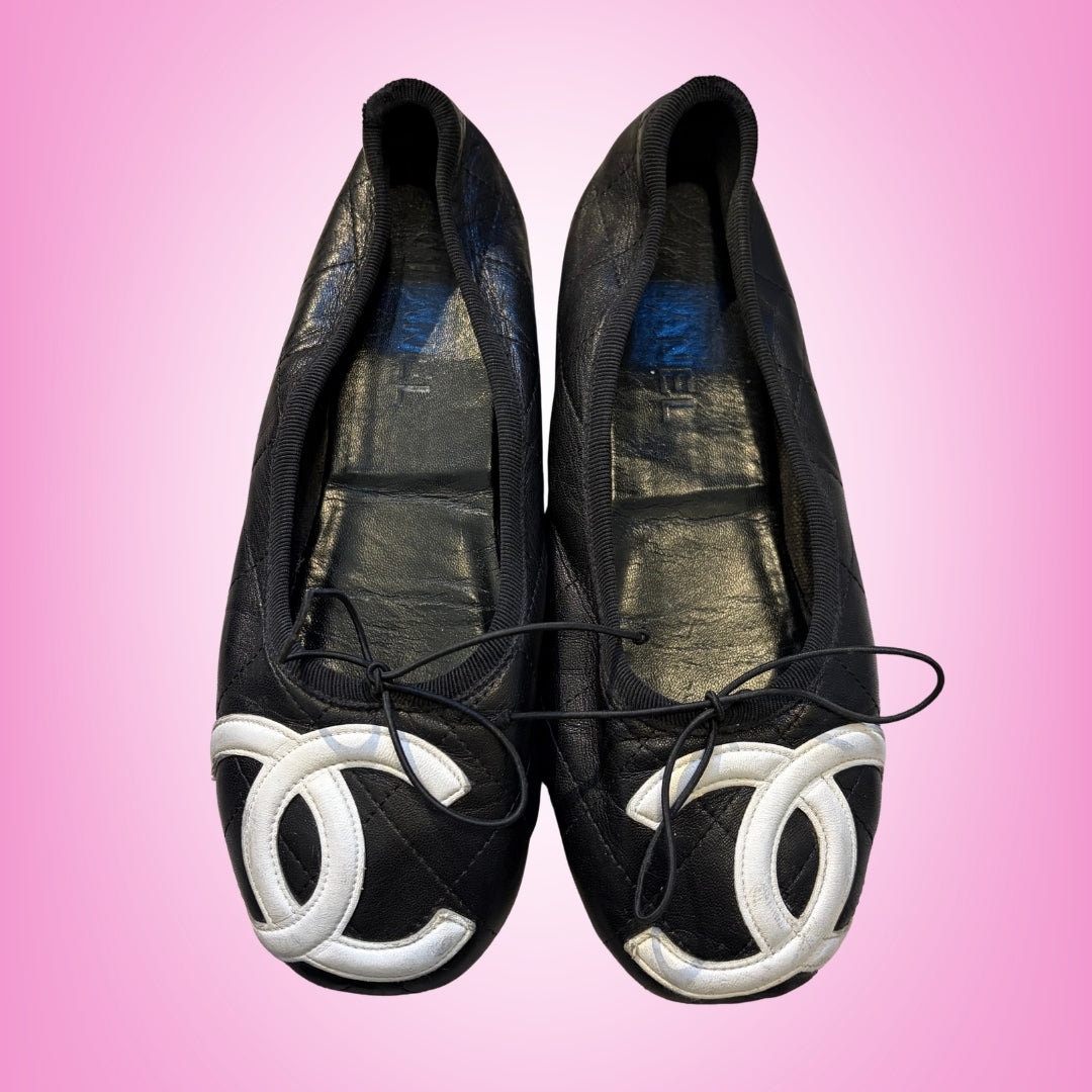 Chanel Cambon Flats EU 38