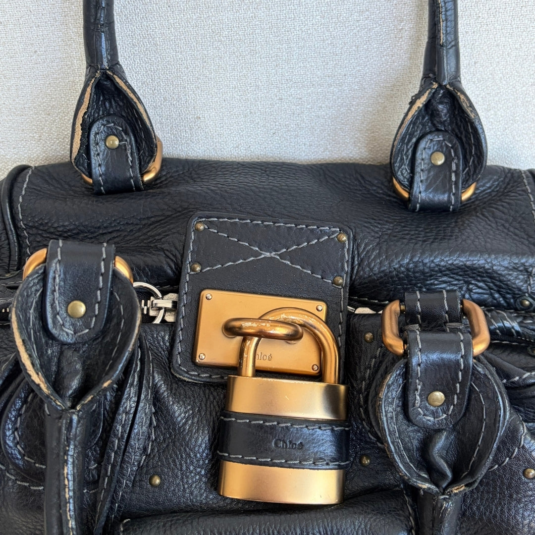 Chloe Paddington Satchel Black