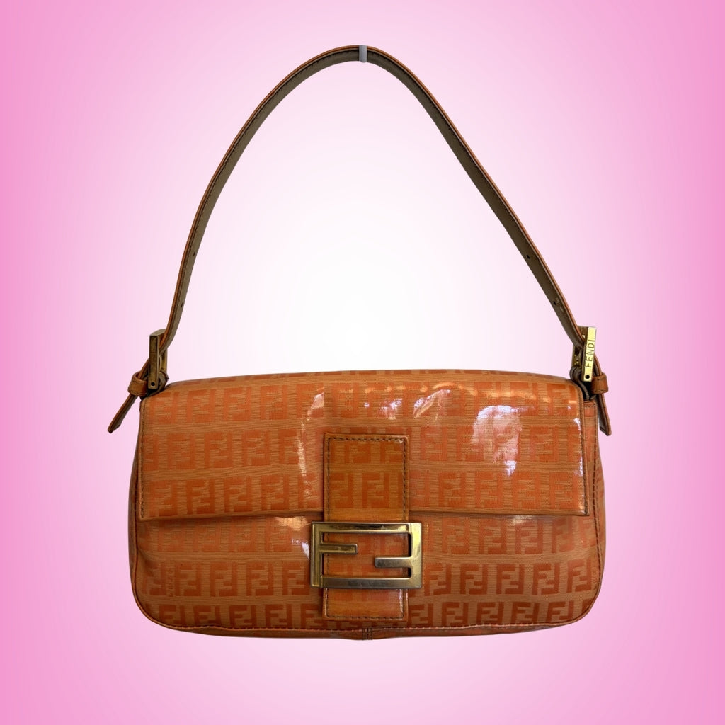 Fendi Baguette Orange Vinyl Preview