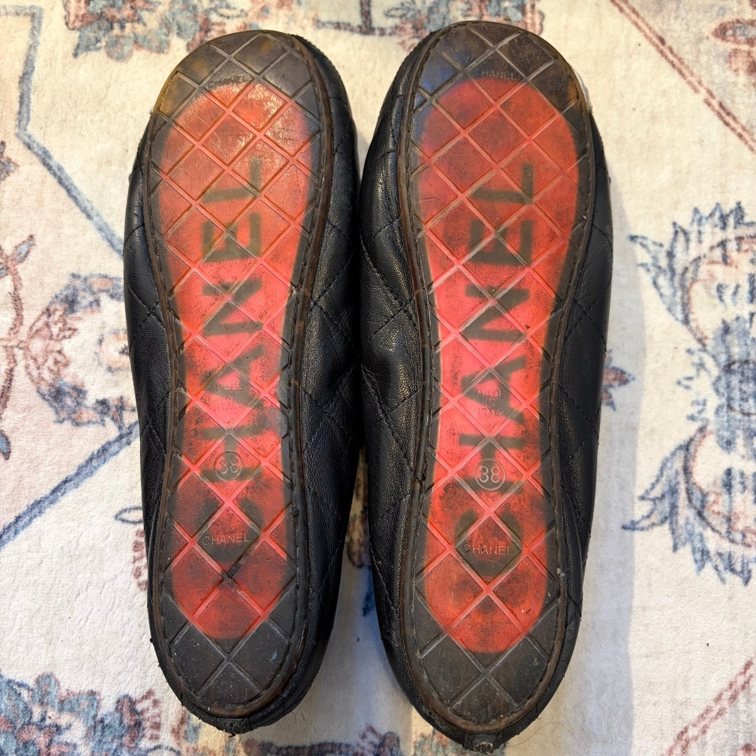 Chanel Cambon Flats EU 38