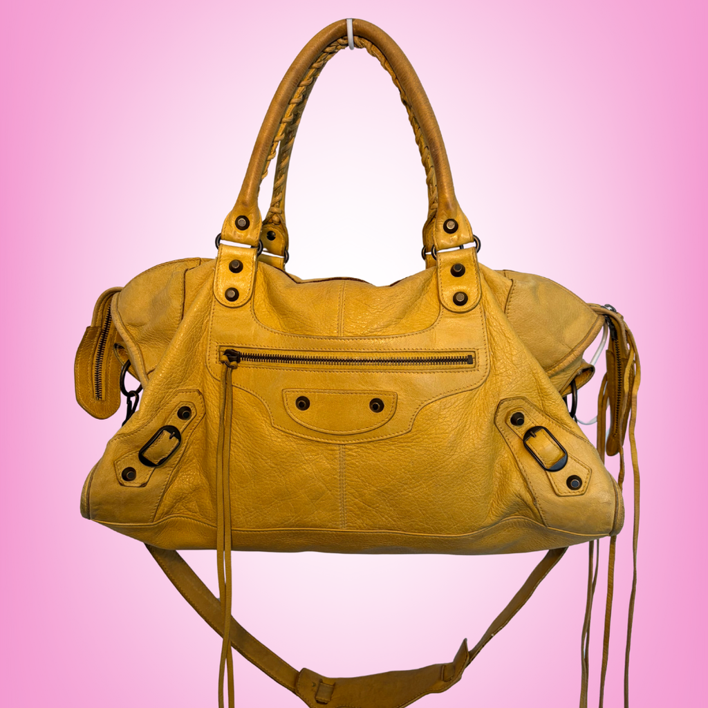 Balenciaga Part Time Mustard Yellow