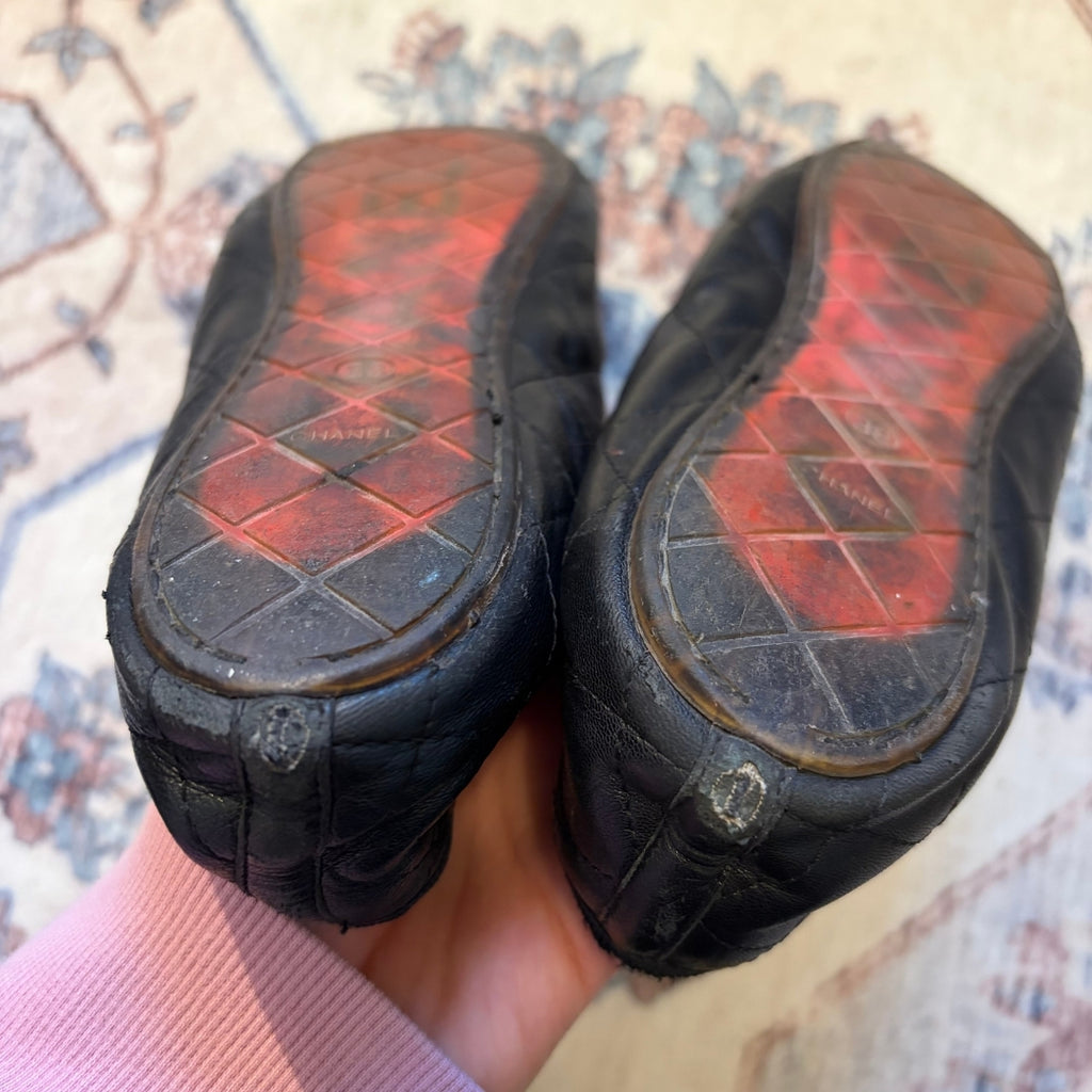 Chanel Cambon Flats EU 38