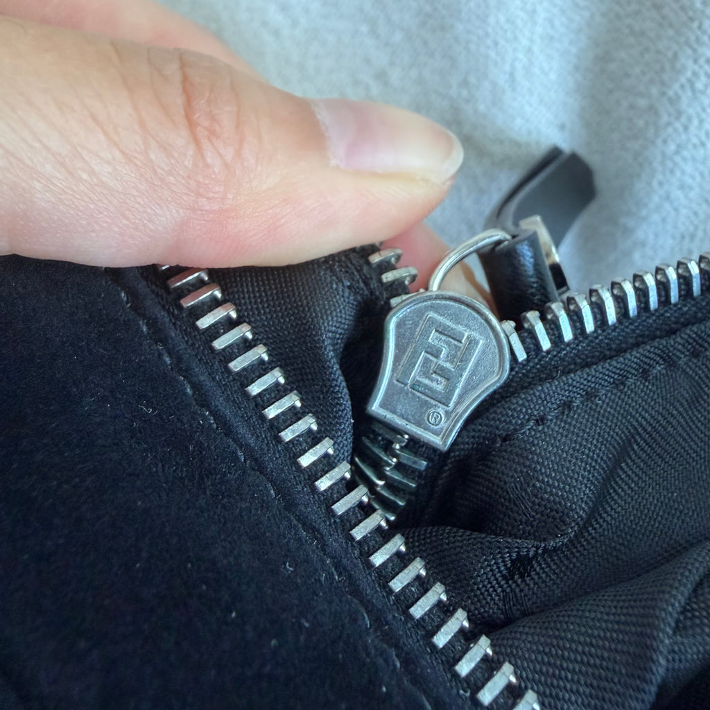 Fendi Oyster Bag Black Suede Preview