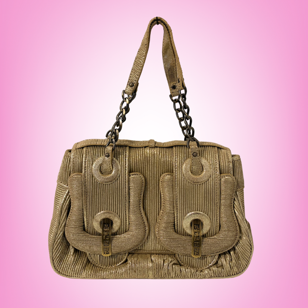 Fendi B Bag Gold