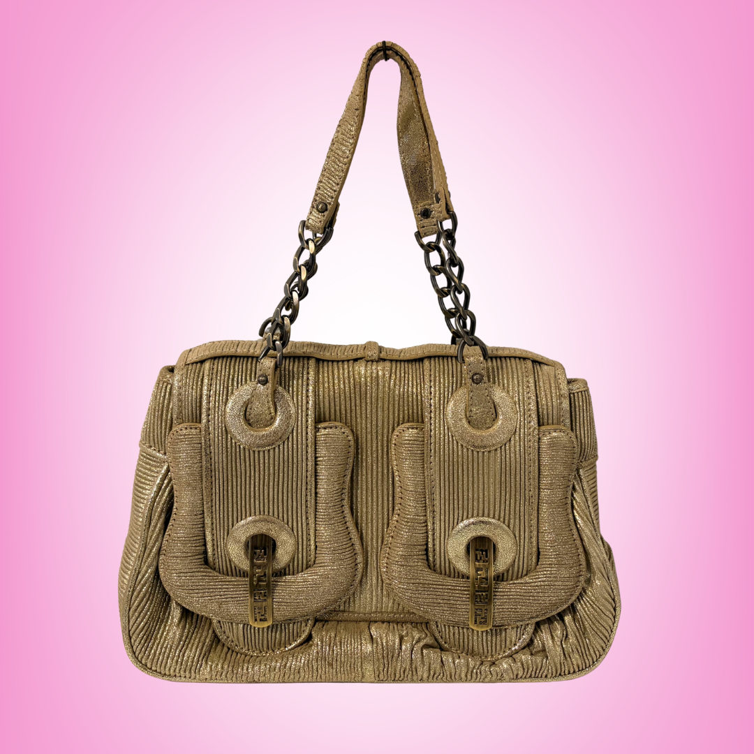Fendi B Bag Gold