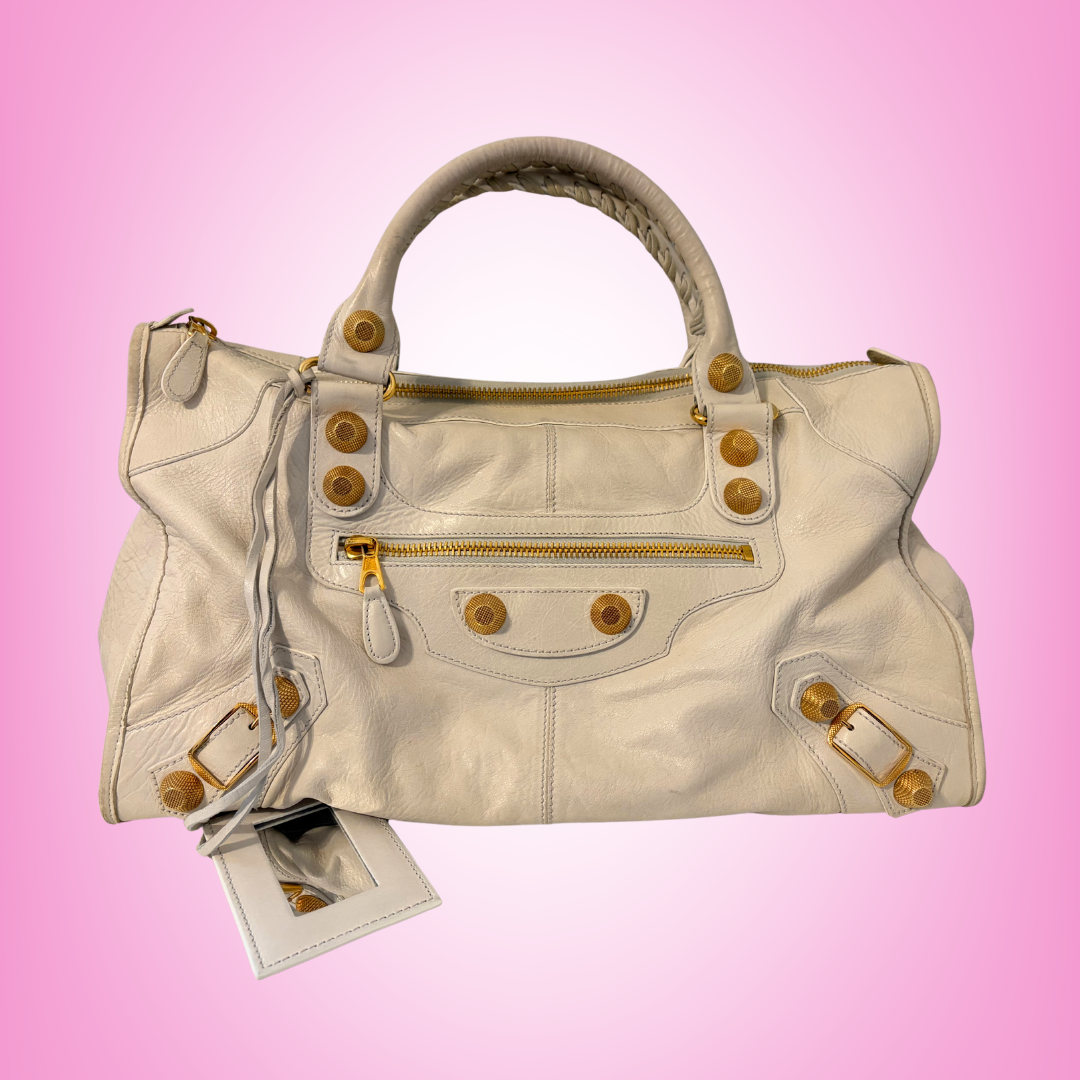 Balenciaga Work Bag Cream