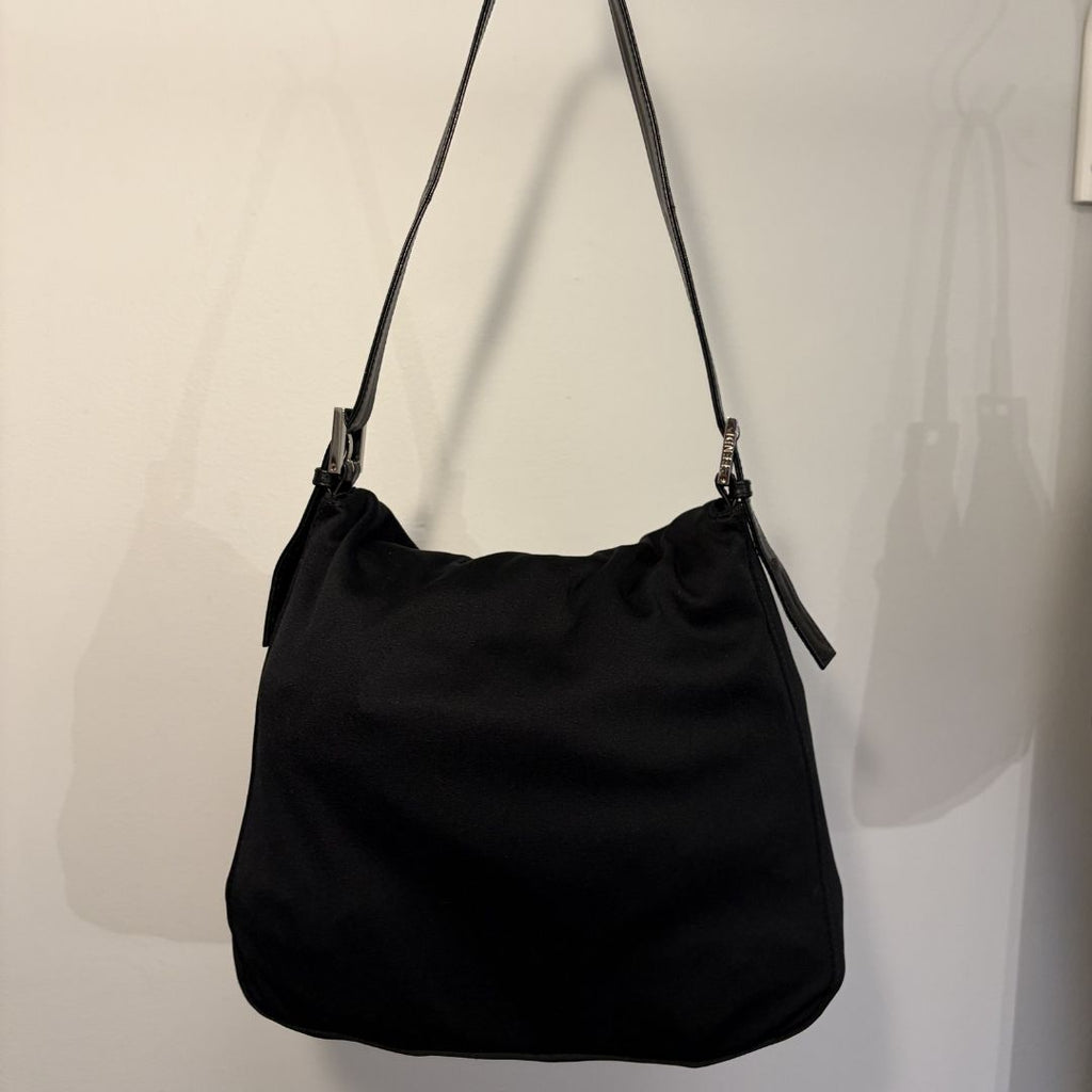 Fendi Mamma Baguette Black Neoprene