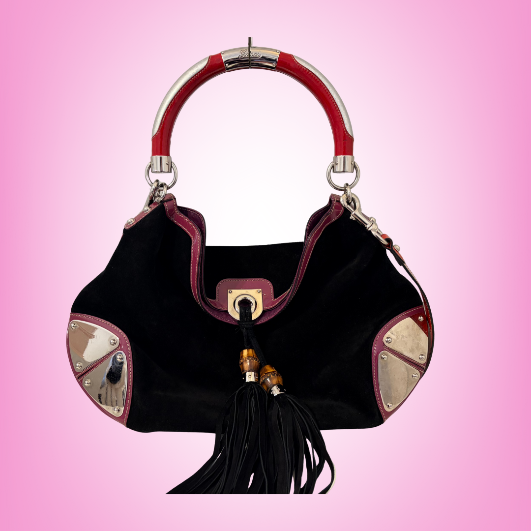 Gucci Indy Black Suede