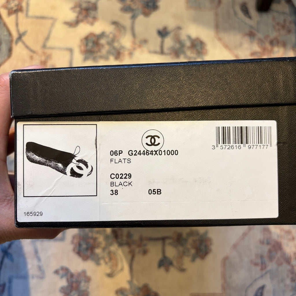 Chanel Cambon Flats EU 38