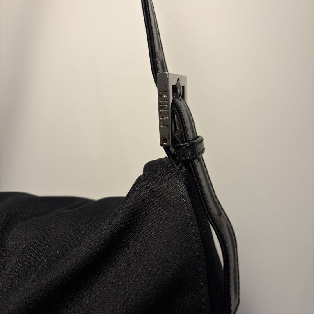 Fendi Mamma Baguette Black Neoprene