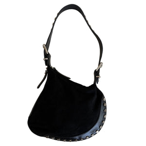 Fendi Oyster Bag Black Suede Preview
