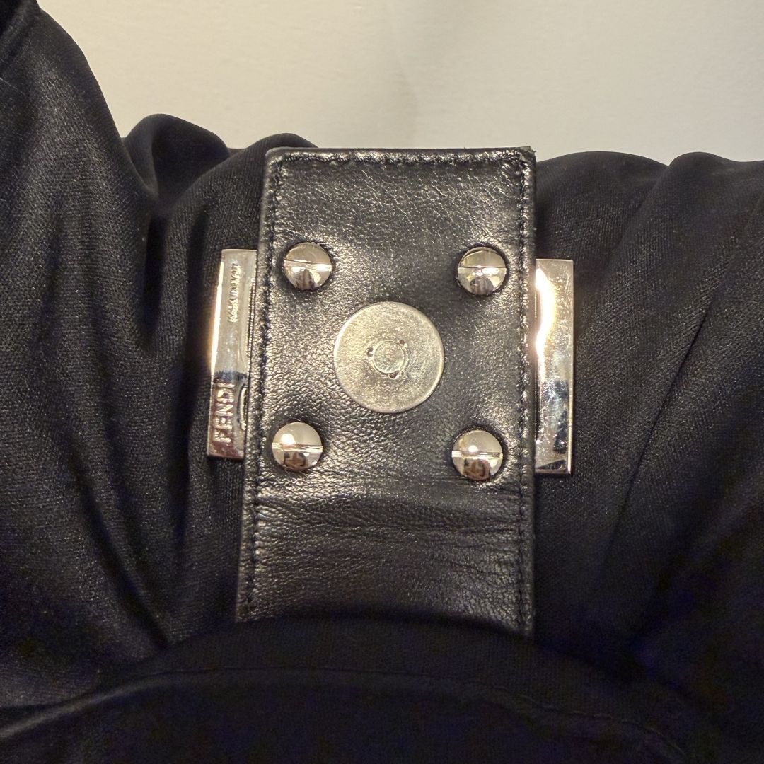 Fendi Mamma Baguette Black Neoprene