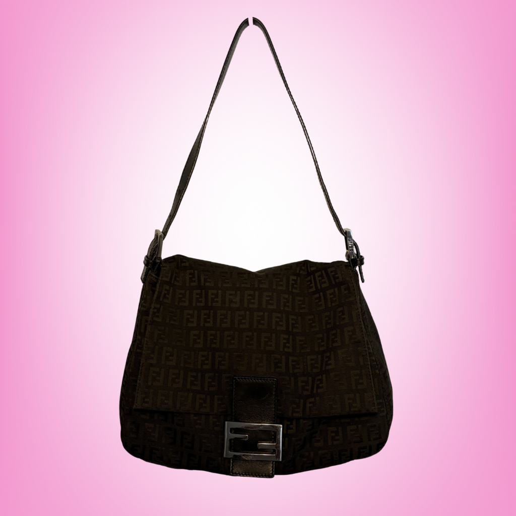 Fendi Mamma Baguette Black