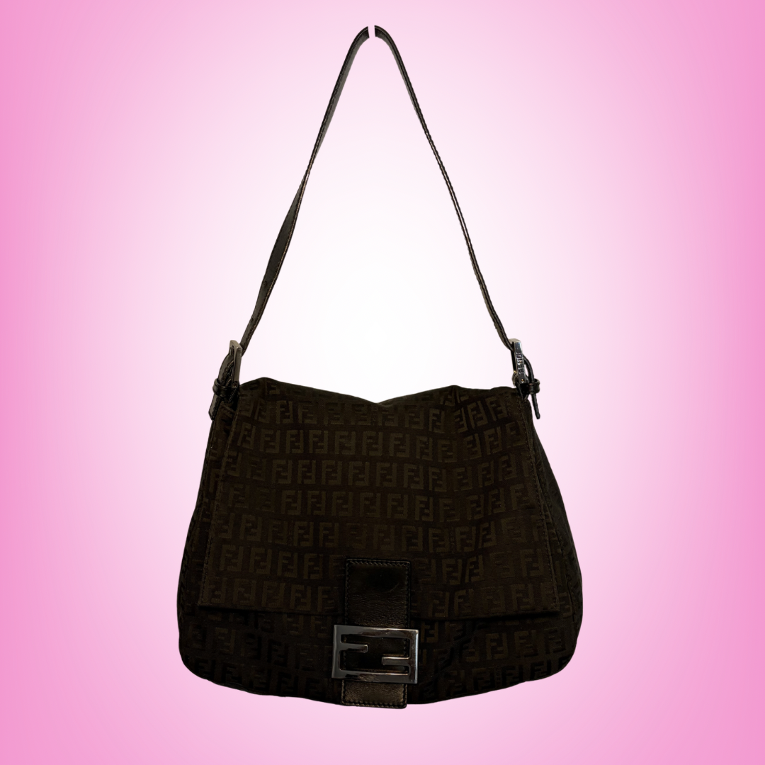 Fendi Mamma Baguette Black