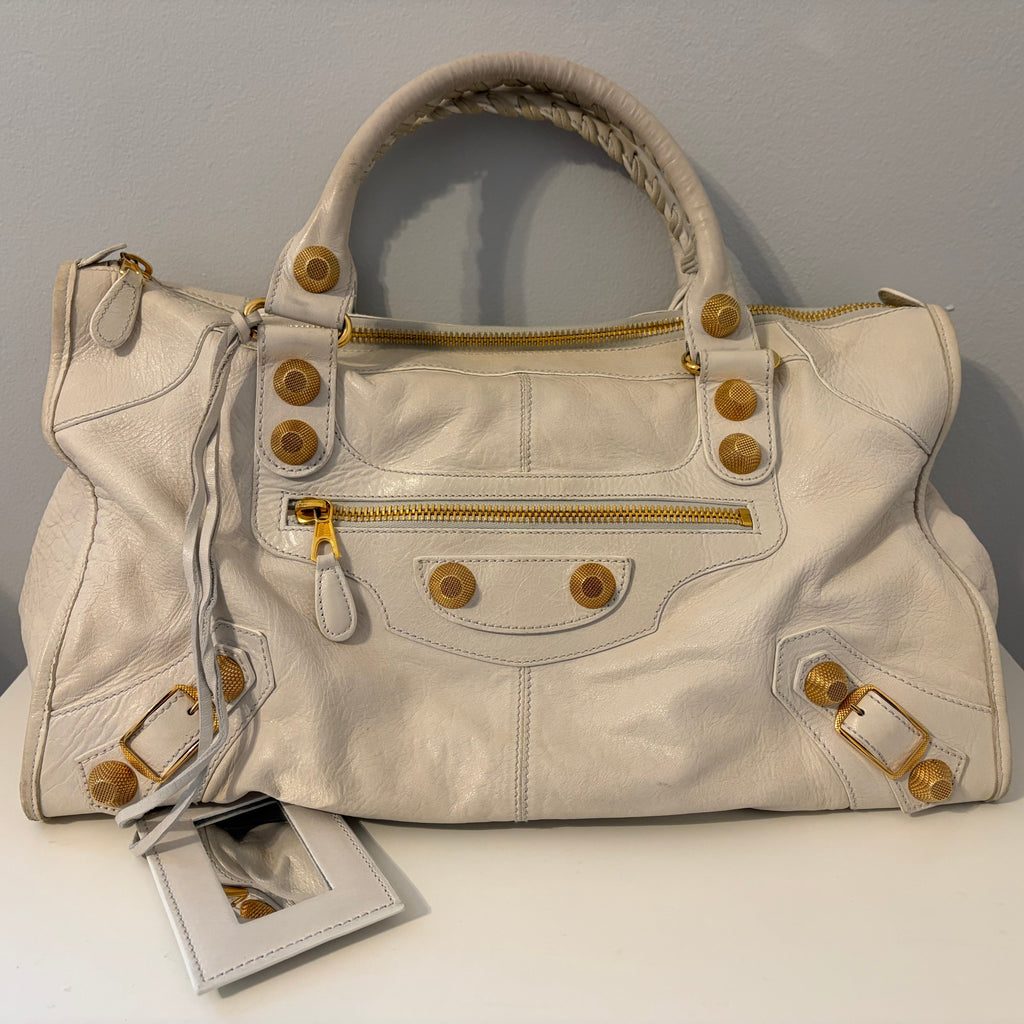 Balenciaga Giant Bag Cream