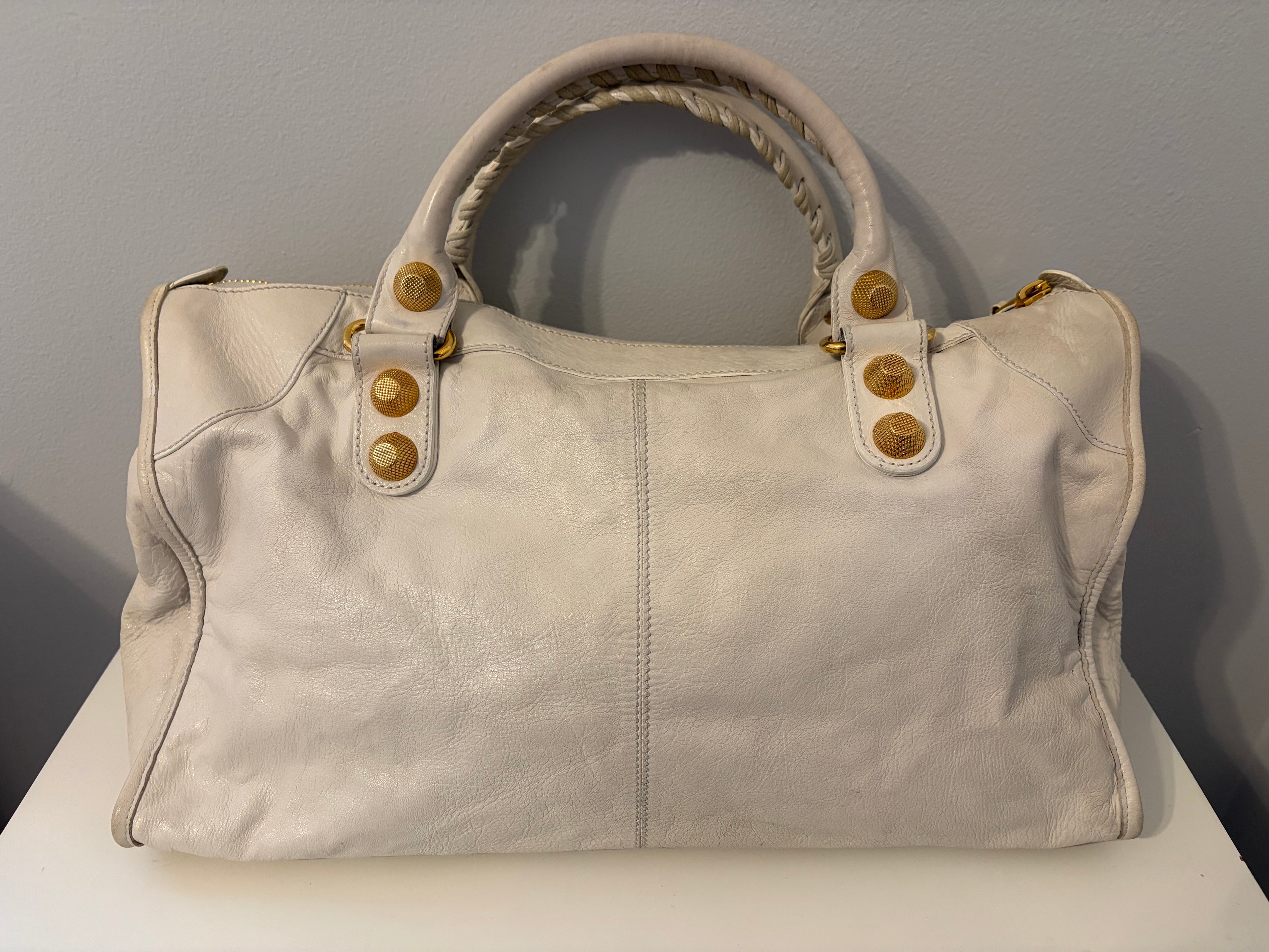 Balenciaga Giant Bag Cream