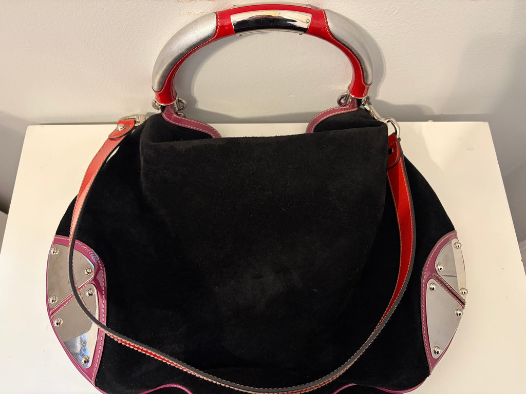 Gucci Indy Black Suede