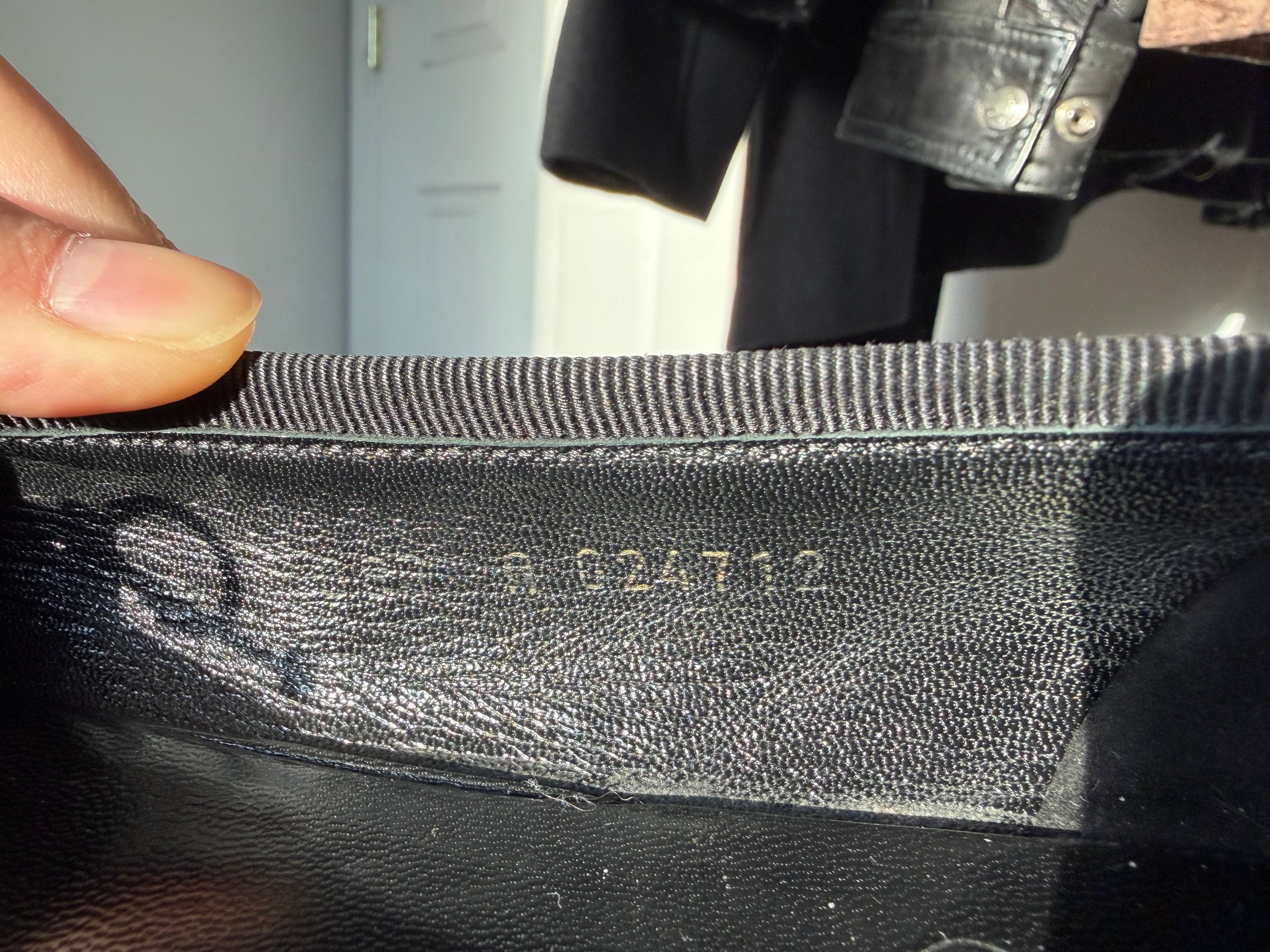 Chanel Cambon Flats Black and White