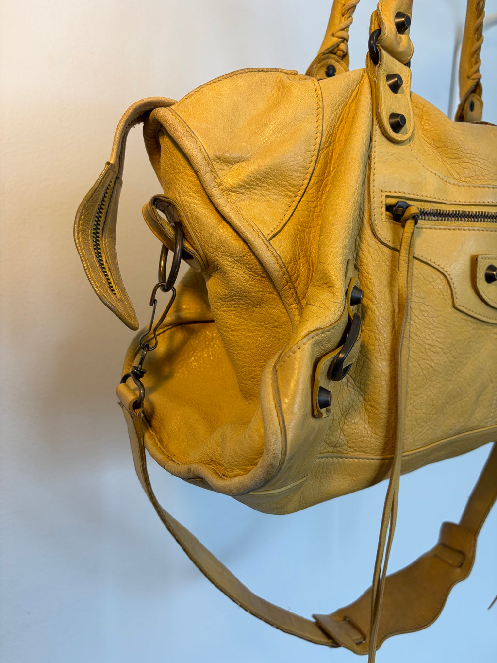 Balenciaga Part Time Mustard Yellow