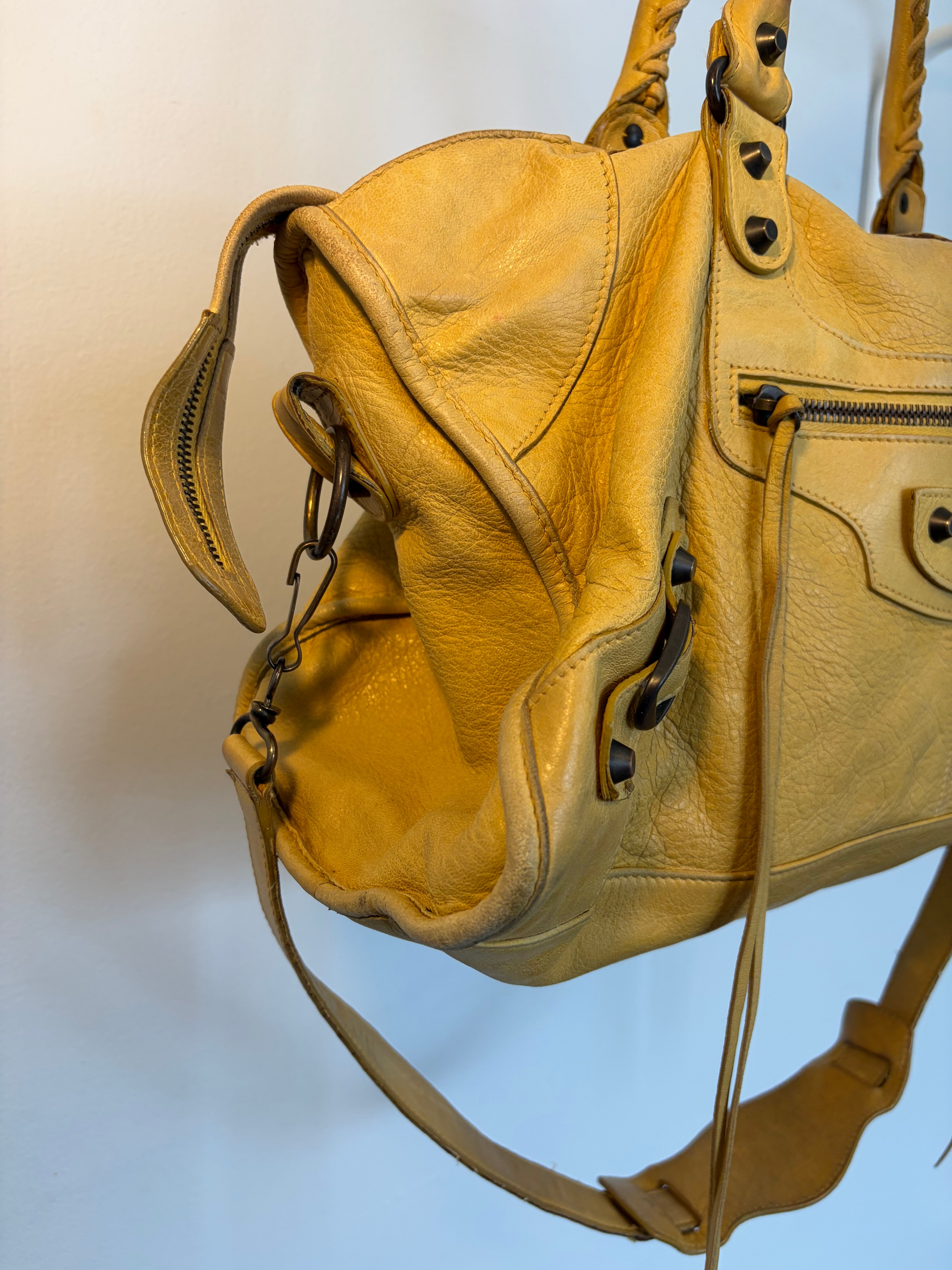 Balenciaga Part Time Mustard Yellow