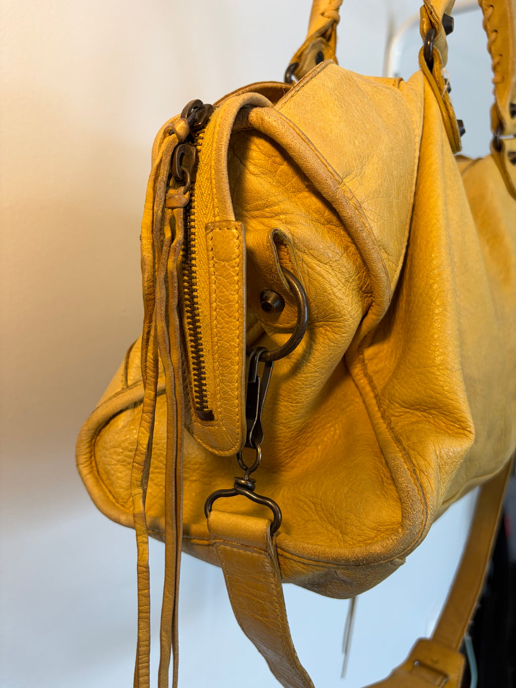 Balenciaga Part Time Mustard Yellow