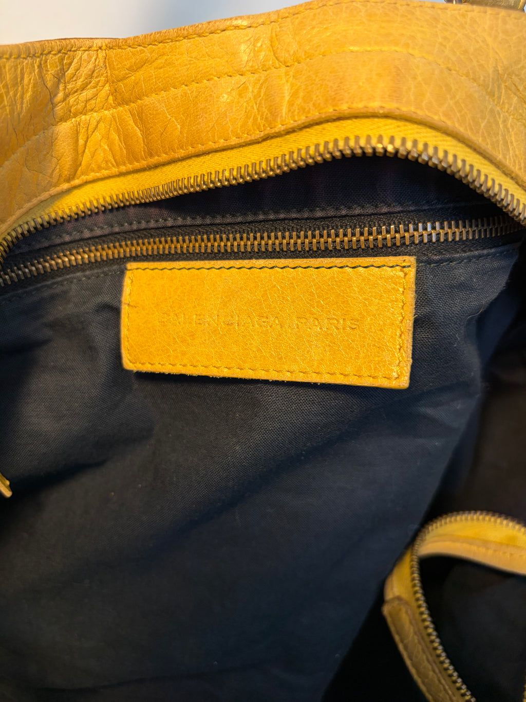 Balenciaga Part Time Mustard Yellow