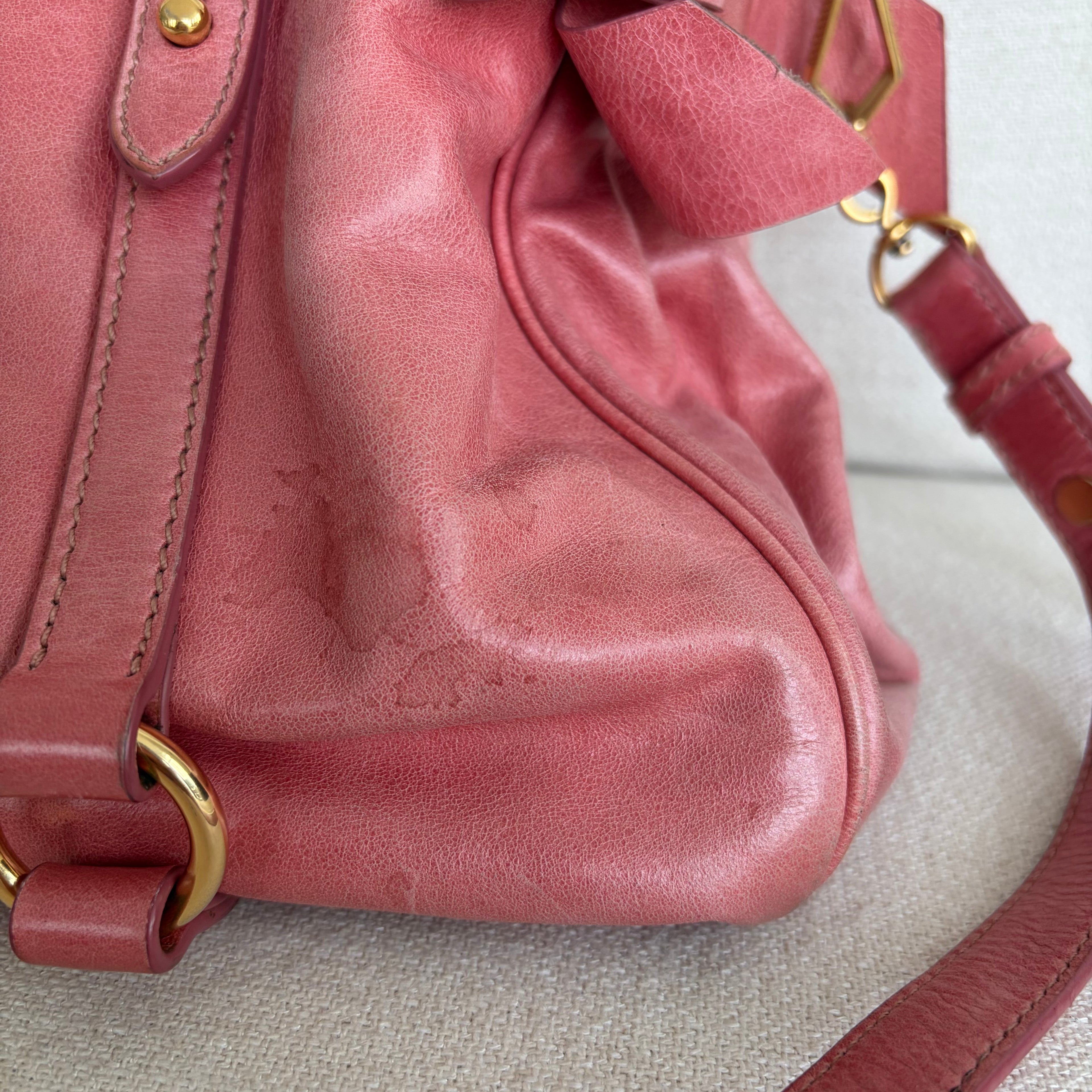 Miu Miu Bow Bag Coral