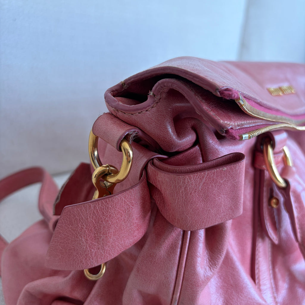 Miu Miu Bow Bag Coral
