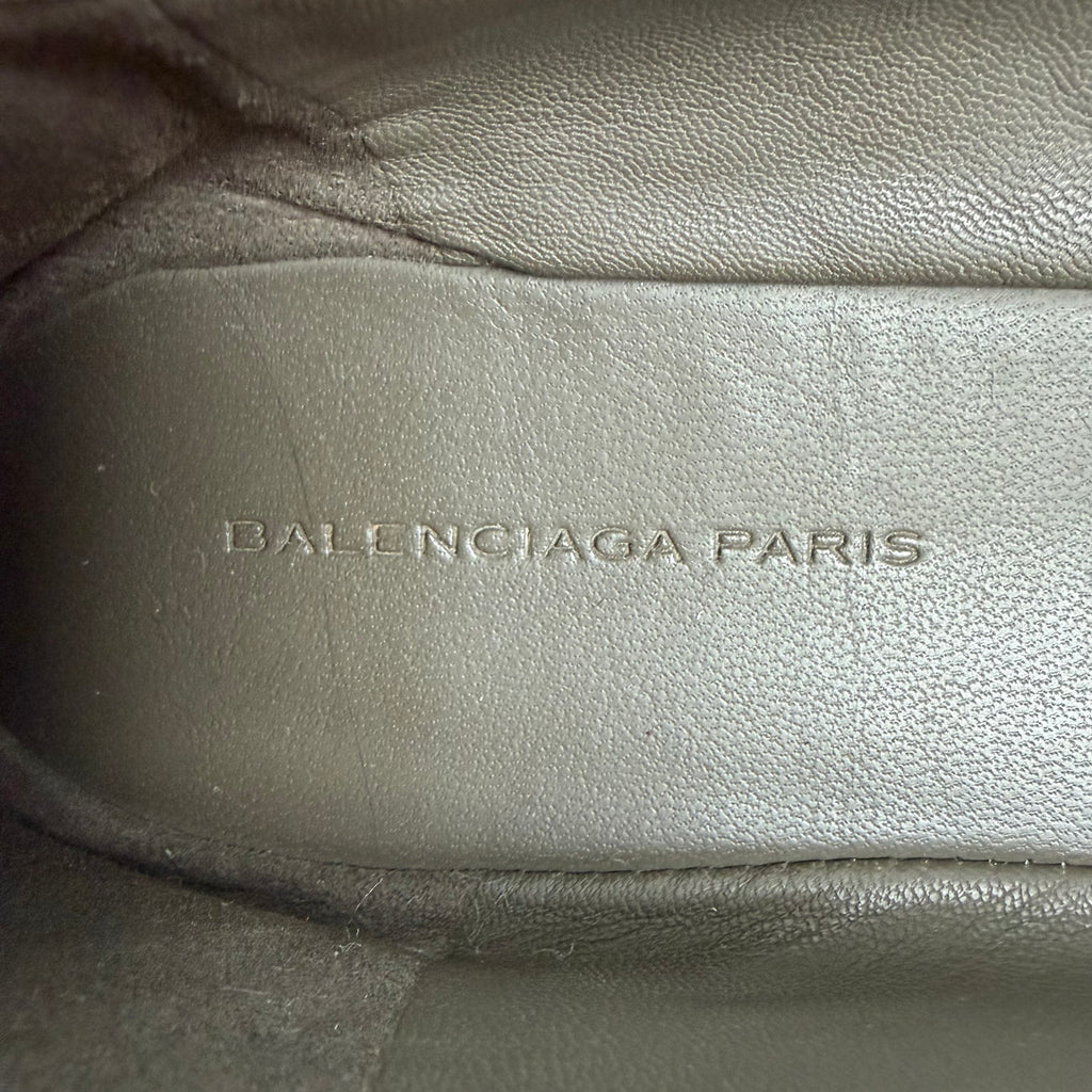 Balenciaga Arena Flats Brown